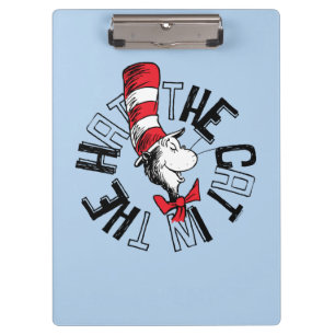 Dr. Seuss   Cat in the Hat Round Art Clipboard