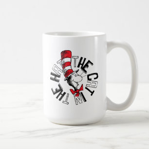 Dr. Seuss   Cat in the Hat Round Art Coffee Mug