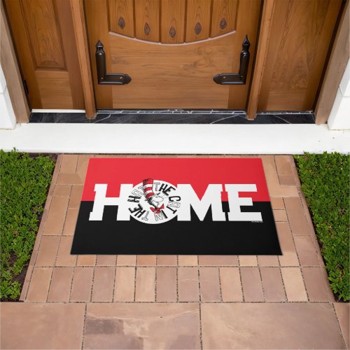 Dr Seuss  Cat in the Hat Round Art Doormat