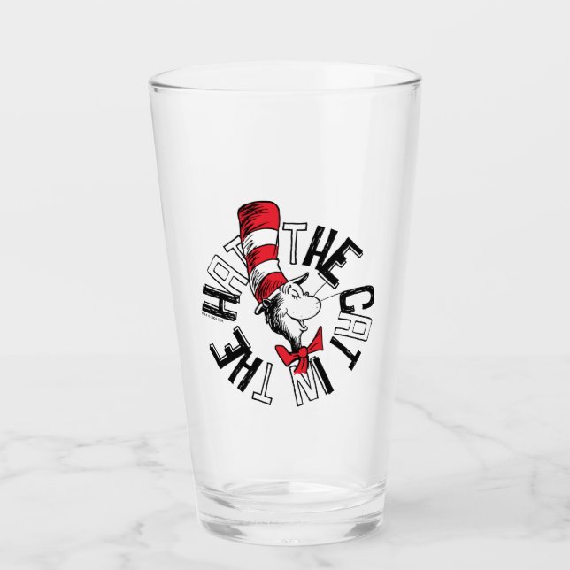 Dr. Seuss | Cat in the Hat Round Art Glass (Front)