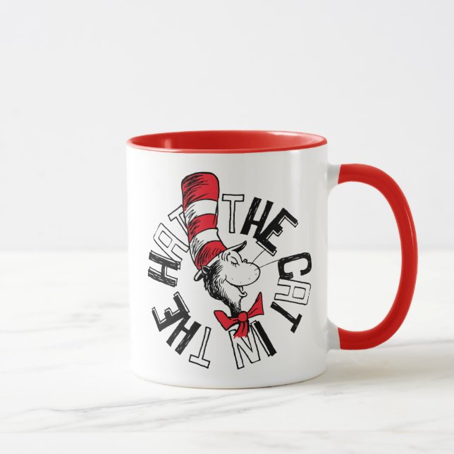 Dr. Seuss | Cat in the Hat Round Art Mug (Right)