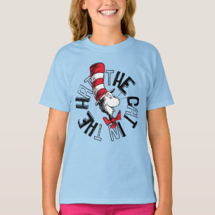 Dr. Seuss   Cat in the Hat Round Art T-Shirt