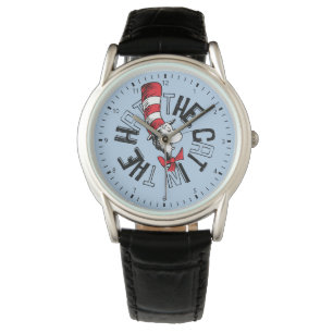 Dr. Seuss Cat in the Hat Round Art Watch