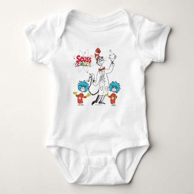 Dr. Seuss | Cat in the Hat Seuss Science Baby Bodysuit (Front)