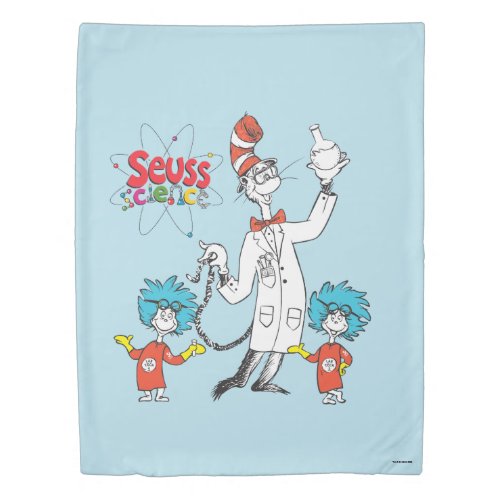 Dr Seuss  Cat in the Hat Seuss Science Duvet Cover