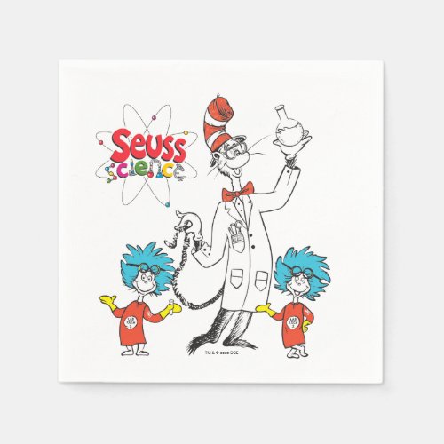 Dr Seuss  Cat in the Hat Seuss Science Napkins