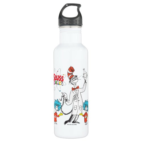 Dr Seuss  Cat in the Hat Seuss Science Stainless Steel Water Bottle