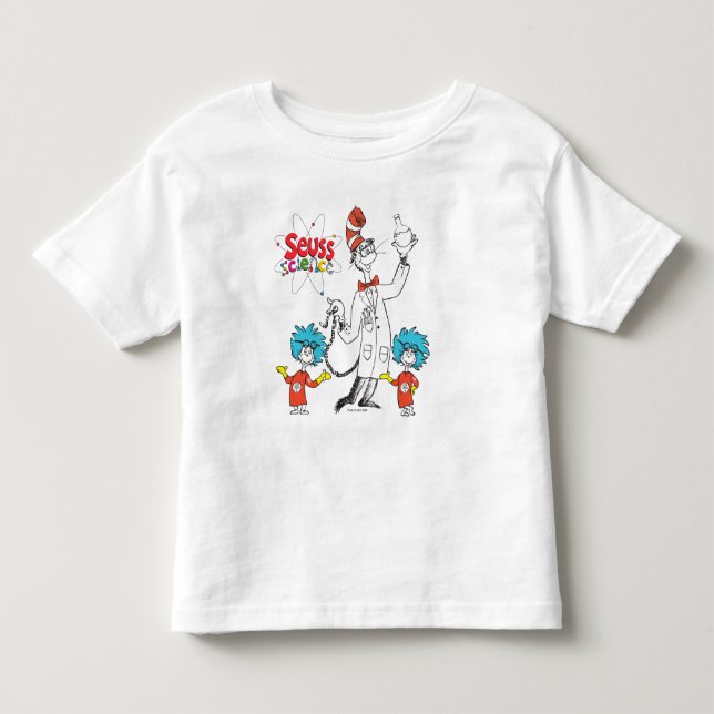 Dr. Seuss | Cat in the Hat Seuss Science Toddler T-shirt (Front)