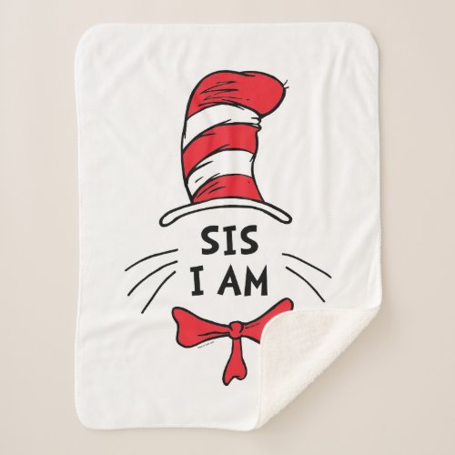 Dr Seuss  Cat in the Hat _ Sis I am Sherpa Blanket