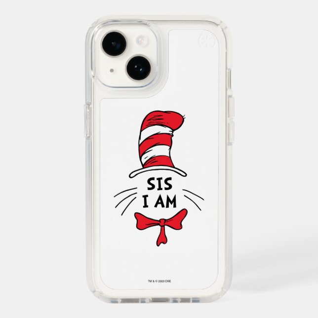 Dr. Seuss | Cat in the Hat - Sis I am Speck iPhone Case (Front)