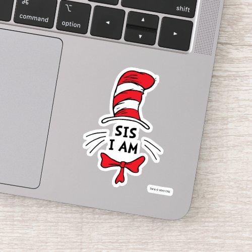 Dr Seuss  Cat in the Hat _ Sis I am Sticker