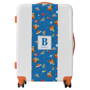 Dr. Seuss Cat in the Hat Space Pattern Luggage