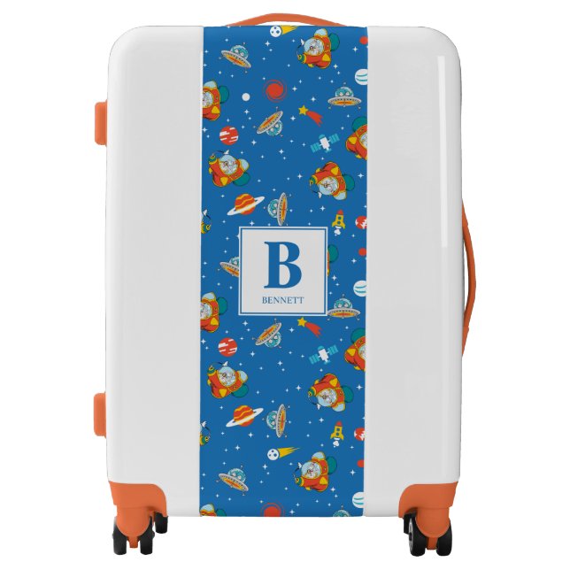 Dr. Seuss | Cat in the Hat Space Pattern Luggage (Front)