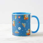 Dr. Seuss | Cat in the Hat Space Pattern Mug
