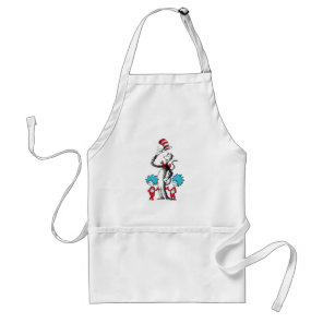 Dr. Seuss | Cat in the Hat, Thing One & Thing Two Adult Apron