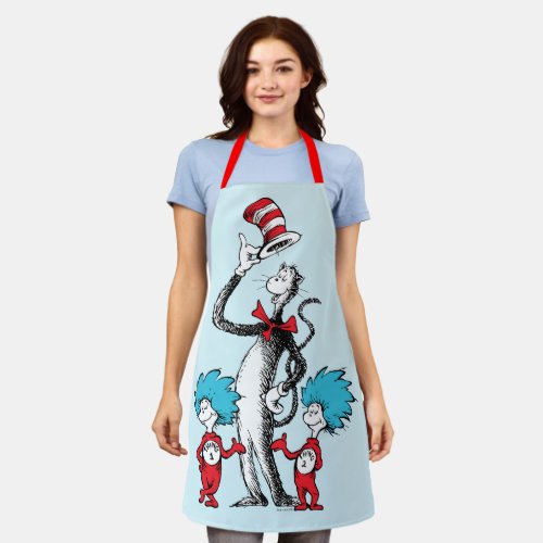 Dr Seuss  Cat in the Hat Thing One  Thing Two Apron