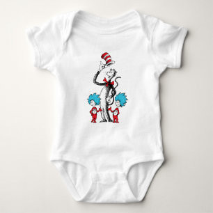 Dr. Seuss Cat in the Hat, Thing One & Thing Two Baby Bodysuit