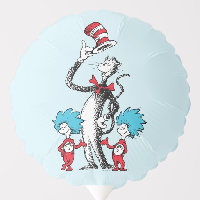 Dr. Seuss | Cat in the Hat, Thing One & Thing Two Balloon (Front)