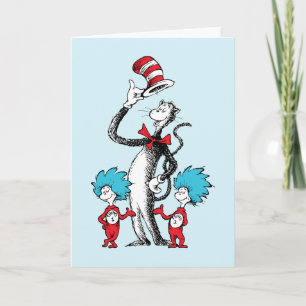Dr. Seuss   Cat in the Hat, Thing One & Thing Two Card