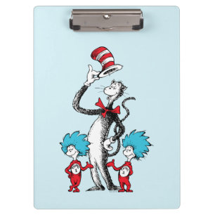 Dr. Seuss Cat in the Hat, Thing One & Thing Two Clipboard