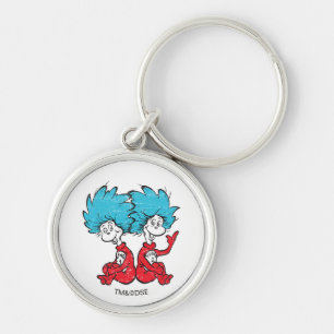 Dr. Seuss   Cat in the Hat - Thing One, Thing Two Keychain