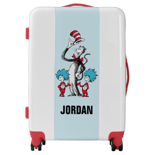 Dr Seuss  Cat in the Hat Thing One  Thing Two Luggage