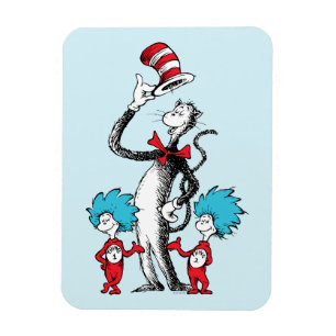 Dr. Seuss Cat in the Hat, Thing One & Thing Two Magnet
