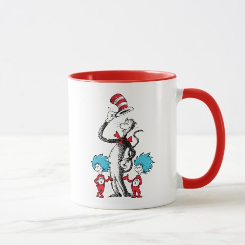 Dr Seuss  Cat in the Hat Thing One  Thing Two Mug