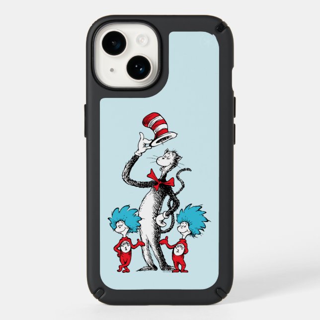 Dr. Seuss | Cat in the Hat, Thing One & Thing Two Speck iPhone Case (Front)