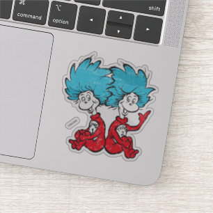 Dr. Seuss Cat in the Hat - Thing One, Thing Two Sticker