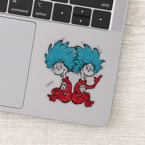 Dr Seuss  Cat in the Hat _ Thing One Thing Two Sticker