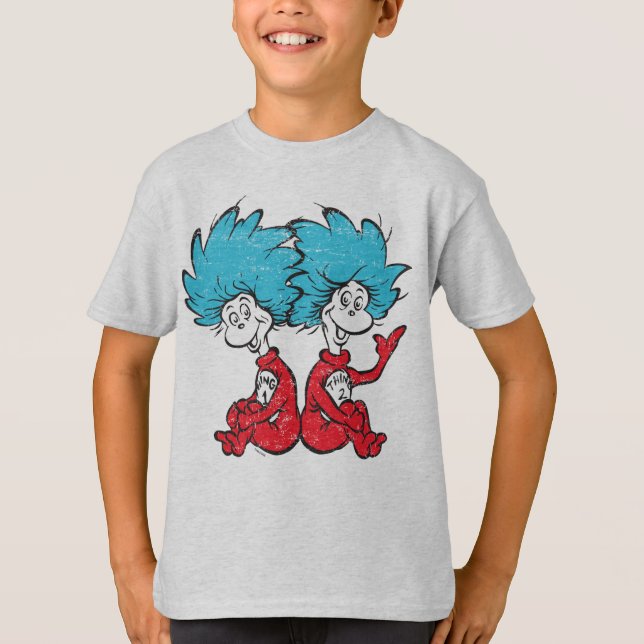 Dr. Seuss | Cat in the Hat - Thing One, Thing Two T-Shirt (Front)