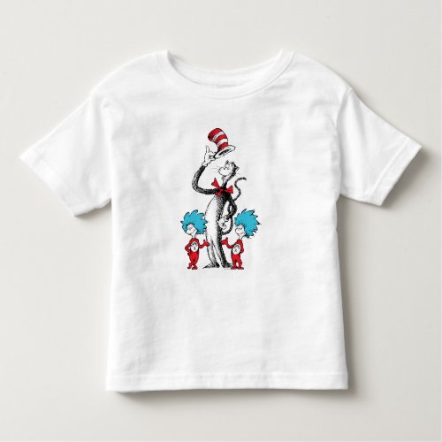 Dr Seuss  Cat in the Hat Thing One  Thing Two Toddler T_shirt