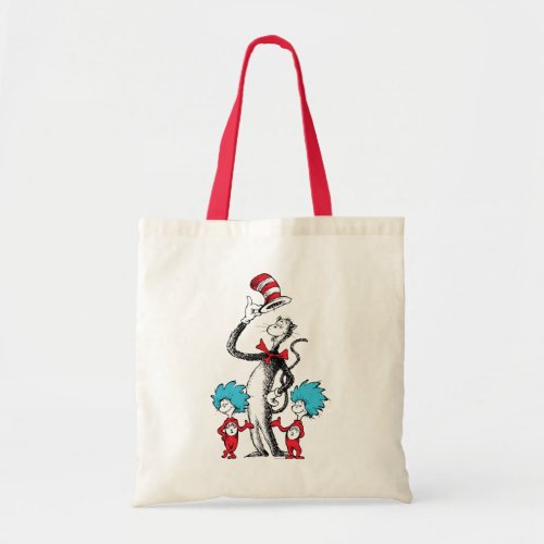 Dr Seuss  Cat in the Hat Thing One  Thing Two Tote Bag