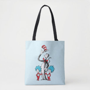 Dr. Seuss Cat in the Hat, Thing One & Thing Two Tote Bag