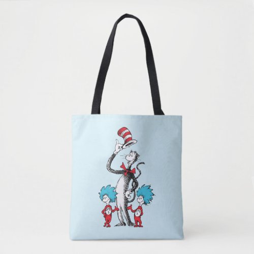 Dr Seuss  Cat in the Hat Thing One  Thing Two Tote Bag