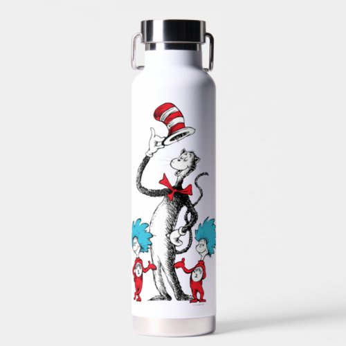 Dr Seuss  Cat in the Hat Thing One  Thing Two Water Bottle