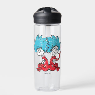 Dr. Seuss Cat in the Hat Thing One & Thing Two Water Bottle