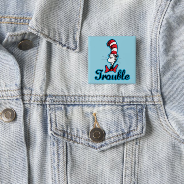 Dr. Seuss | Cat in the Hat Trouble Button (In Situ)