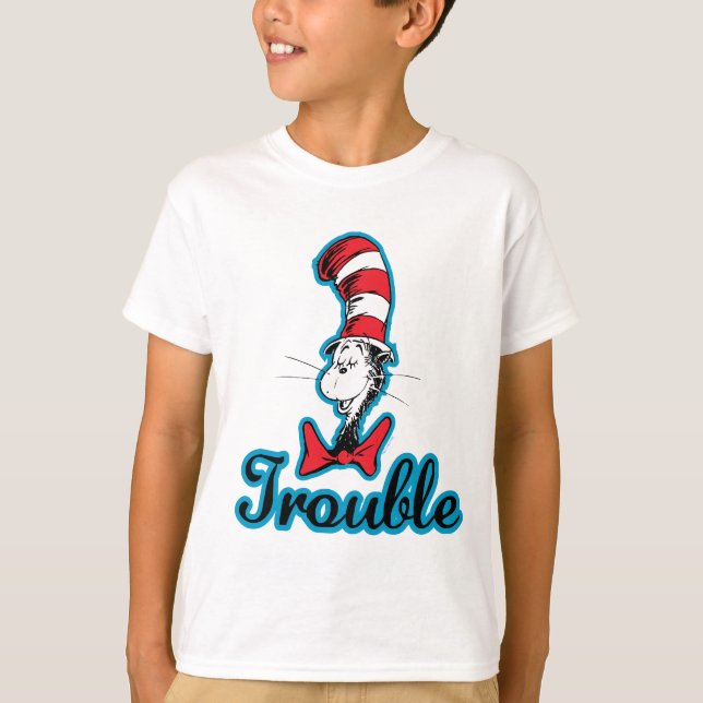 Dr. Seuss | Cat in the Hat Trouble T-Shirt (Front)