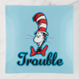 Dr. Seuss Cat in the Hat Trouble Trinket Tray