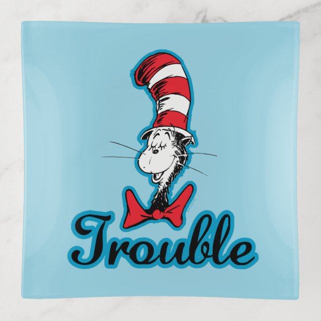 Dr. Seuss | Cat in the Hat Trouble Trinket Tray (Front)