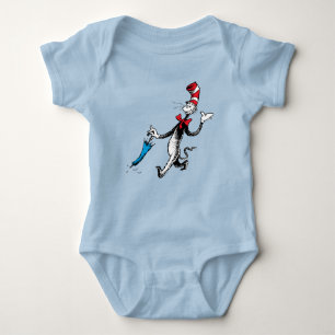 Dr. Seuss   Cat in the Hat Umbrella Walk Baby Bodysuit