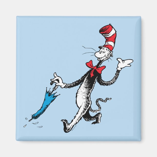 Dr. Seuss | Cat in the Hat Umbrella Walk Magnet (Front)