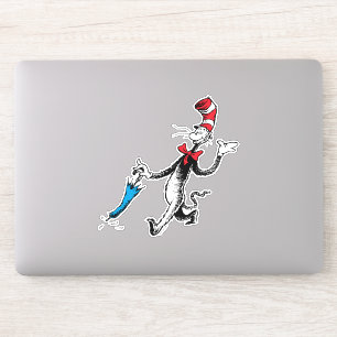 Dr. Seuss Cat in the Hat Umbrella Walk Sticker