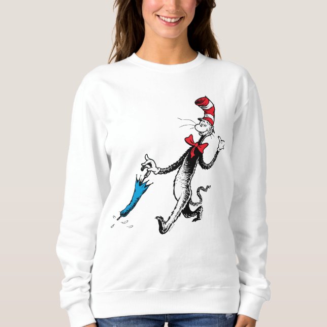 Dr. Seuss | Cat in the Hat Umbrella Walk Sweatshirt (Front)
