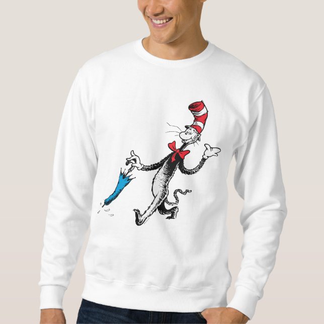 Dr. Seuss | Cat in the Hat Umbrella Walk Sweatshirt (Front)