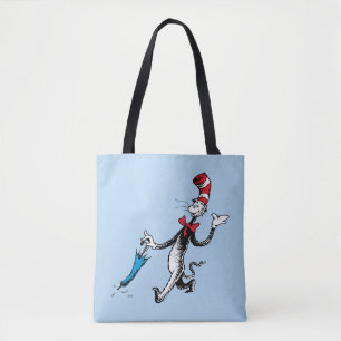 Dr. Seuss Cat in the Hat Umbrella Walk Tote Bag