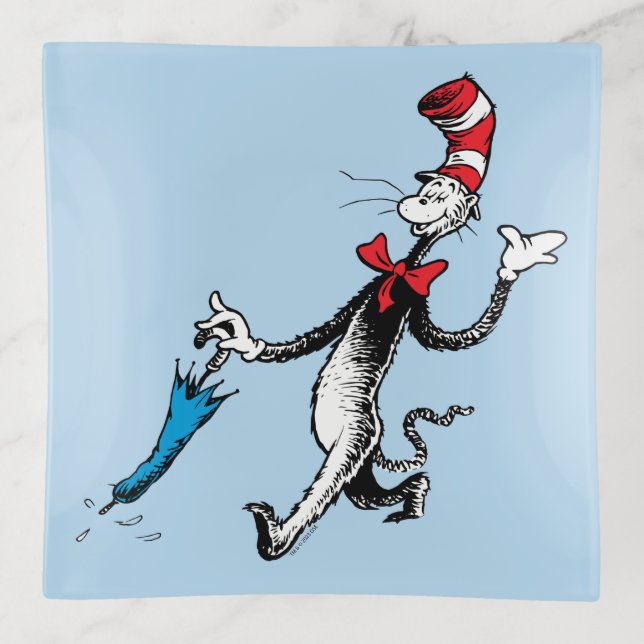 Dr. Seuss | Cat in the Hat Umbrella Walk Trinket Tray (Front)