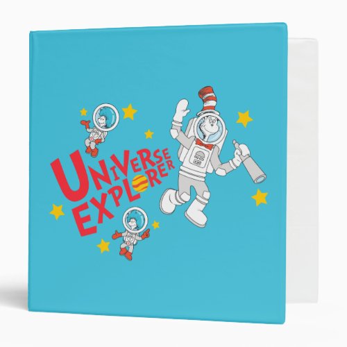 Dr Seuss  Cat in the Hat Universe Explorer 3 Ring Binder